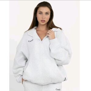 Comfrt Cloud Zip up hoodie, gray, size 2X